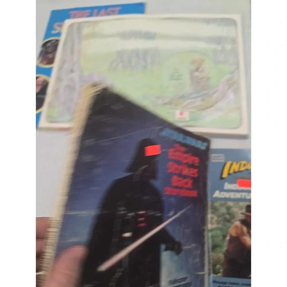 Lot of‎ 5 Vintage Star Wars & Indiana Jones Paperback Hardcover Children's Books